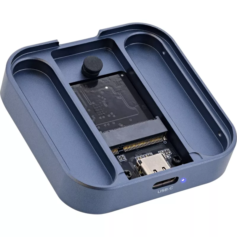 InLine Clip Case – magnetinis USB-C korpusas SATA III ir NVMe M.2 SSD diskams