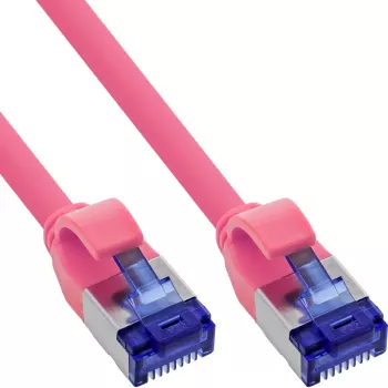 InLine 74903M tinklo kabelis, 3 m, Cat6a S/FTP, violetinė