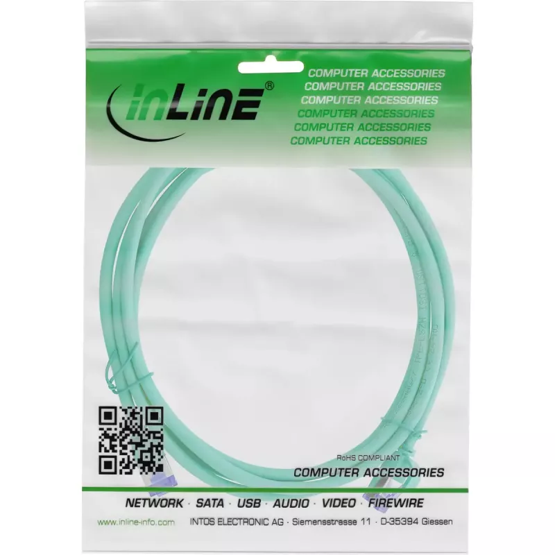InLine 74903G tinklo kabelis žalias 3 m Cat6a S/FTP (S-STP)