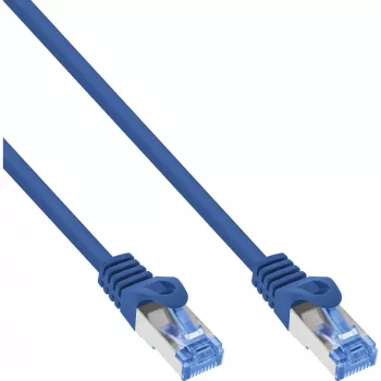 InLine 72655B tinklo kabelis mėlynas 0,5 m Cat6a S/FTP (S-STP)