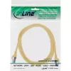InLine 72601Y tinklo kabelis geltonas 1 m Cat6a S/FTP (S-STP)