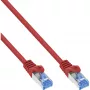 InLine 72601R tinklo kabelis raudonas 1 m Cat6a S/FTP (S-STP)
