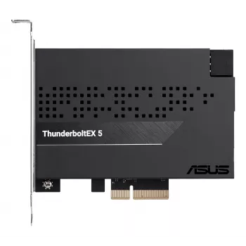 ASUS ThunderboltEX 5 išplėtimo kortelė — PCIe 4.0, Intel JHL9580, Mini DisplayPort, USB 2.0, 120 Gbit/s