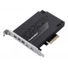 ASUS ThunderboltEX 5 išplėtimo kortelė — PCIe 4.0, Intel JHL9580, Mini DisplayPort, USB 2.0, 120 Gbit/s