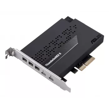 ASUS ThunderboltEX 5 išplėtimo kortelė — PCIe 4.0, Intel JHL9580, Mini DisplayPort, USB 2.0, 120 Gbit/s