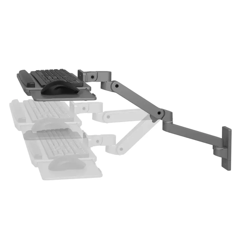 Ergotron LX Pro sieninis klaviatūros laikiklis tamsiai pilkas, maksimalus svoris 2,3 kg
