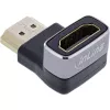 HDMI adapteris 90 laipsnių InLine 17991F, HDMI A kištukas – HDMI A lizdas, juodas/pilkas, auksuoti kontaktai