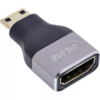 InLine 17991C lyties keitiklis HDMI A į Mini HDMI C juodas, pilkas