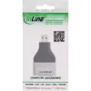 InLine 17991B HDMI A į Micro HDMI D adapteris, juodai pilkas