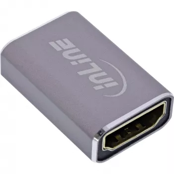 HDMI lyties keitiklis InLine 17991A pilkas su auksuotais kontaktais