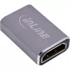 HDMI lyties keitiklis InLine 17991A pilkas su auksuotais kontaktais