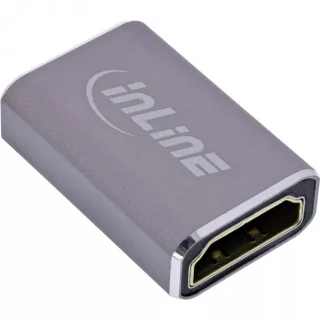 HDMI lyties keitiklis InLine 17991A pilkas su auksuotais kontaktais
