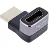 HDMI adapteris 90 laipsnių InLine 17991G, juodas, pilkas, auksuoti kontaktai