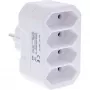 InLine 16471E maitinimo adapteris iš C į F lizdą baltas