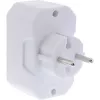 InLine 16471E maitinimo adapteris iš C į F lizdą baltas