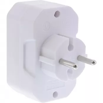 InLine 16471E maitinimo adapteris iš C į F lizdą baltas