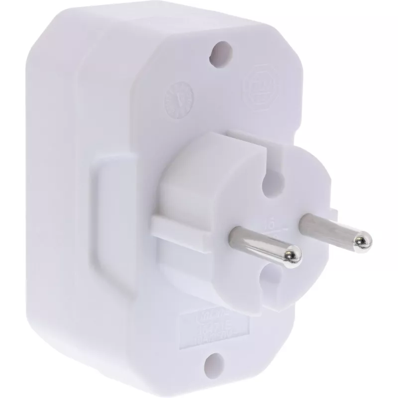 InLine 16471E maitinimo adapteris iš C į F lizdą baltas