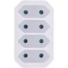 InLine 16471E maitinimo adapteris iš C į F lizdą baltas