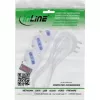 InLine 16431Z ilginimo laidas 1,5 m 3 kištukiniai lizdai Baltas