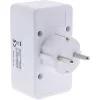 Maitinimo adapterio kištukas F tipo InLine 16471B 2x C tipo + F tipo baltas