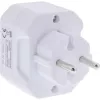 InLine 16471A maitinimo adapteris su kištuku F tipas į 3x C tipas, baltas