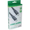 InLine 35904A USB-C laidas USB4 Gen 3x2 1.5 m juodas