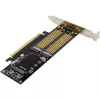 InLine 76660T PCIe kortelė M.2 NVMe, M.2 SATA ir mSATA