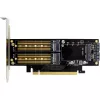 InLine 76660T PCIe kortelė M.2 NVMe, M.2 SATA ir mSATA