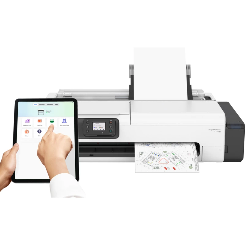 Didelio formato rašalinis spausdintuvas Canon imagePROGRAF TC-21M – spalvotas, 2400 x 1200 DPI, A1, Wi‑Fi, Ethernet, 1 GB atmintis