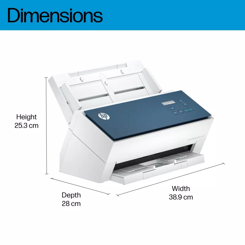 HP ScanJet Enterprise Flow 9000 s1 Dokumentų skaitytuvas (lakštinis) 600 x 600 DPI