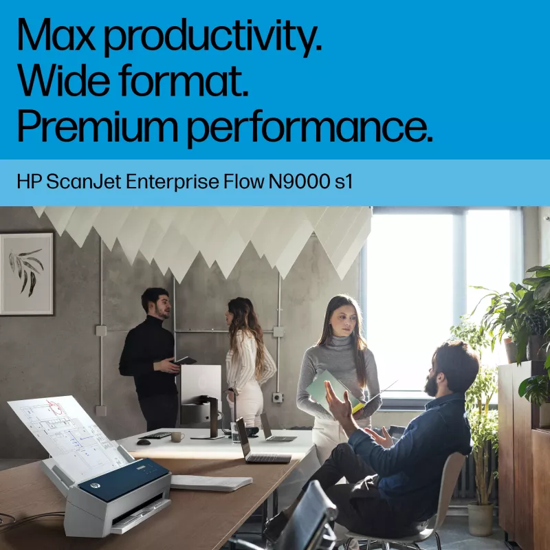 HP ScanJet Enterprise Flow 9000 s1 Dokumentų skaitytuvas (lakštinis) 600 x 600 DPI