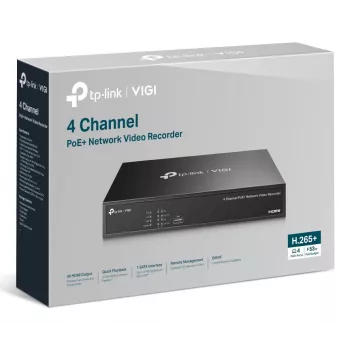 Tinklinis vaizdo registratorius TP-Link VIGI NVR1004H-4P-2TB 4 kanalai 2TB