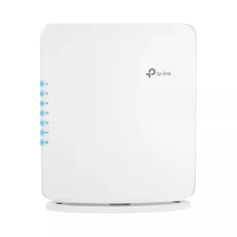 Belaidis maršrutizatorius TP-Link Archer BE450 — Dviejų juostų (2,4/5 GHz), Wi-Fi 7, Multi-Gigabit Ethernet, 5x LAN, USB, baltas