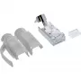 InLine RJ45 jungtis Cat.6A ekranuota, 3 dalių, pilka, 10 vnt. pakuotė