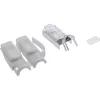 InLine RJ45 jungtis Cat.6A ekranuota, 3 dalių, pilka, 10 vnt. pakuotė