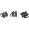 InLine RJ45 jungtis Cat.6A ekranuota, 3 dalių, juoda, 10 vnt. pakuotė