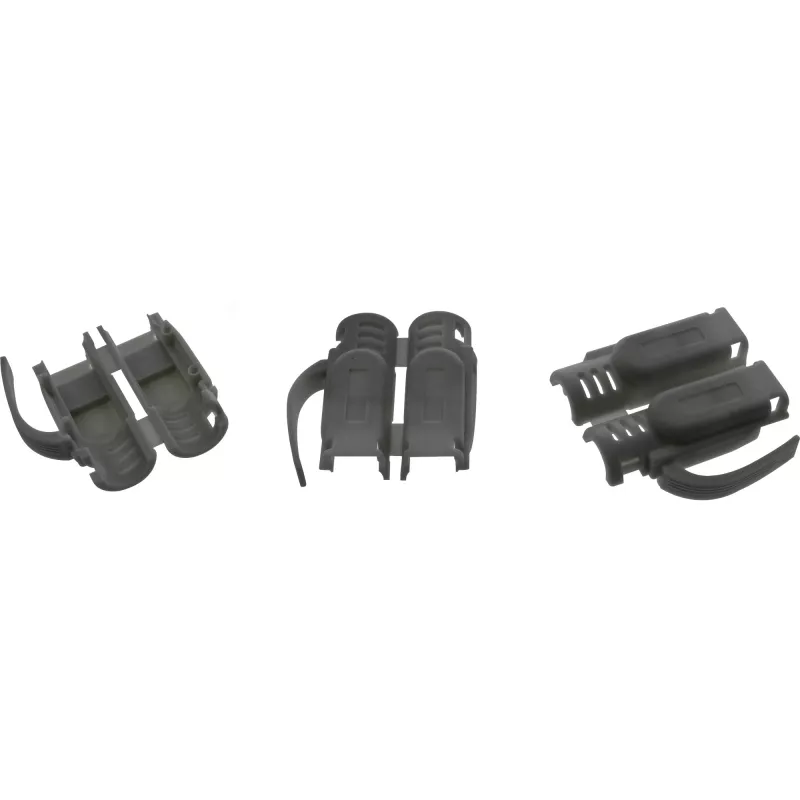 InLine RJ45 jungtis Cat.6A ekranuota, 3 dalių, juoda, 10 vnt. pakuotė