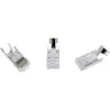 InLine RJ45 jungtis Cat.6A ekranuota, 3 dalių, juoda, 10 vnt. pakuotė