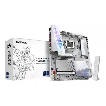 Pagrindinė plokštė Gigabyte AORUS Z890 TACHYON ICE - Z890 mikroschemų rinkinys - LGA1851 - E-ATX