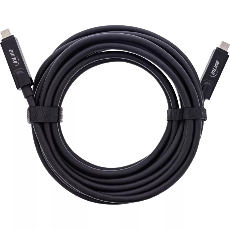 InLine 35799I USB kabelis USB 3.2 Gen 2 (3.1 Gen 2) 10 m USB C juodas