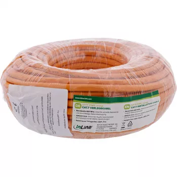 InLine 70230I tinklo kabelis RJ45 Cat.7 600MHz 1m oranžinis