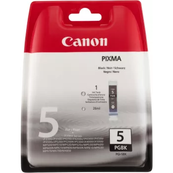 Kasetė Canon PGI-5BK originali juoda standartinė išeiga 1 vnt.