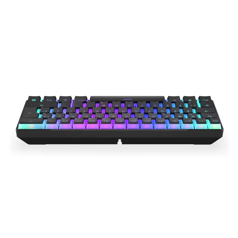 Žaidimų klaviatūra ENDORFY Thock Compact RF Wireless USB QWERTZ 61 klavišų RGB LED