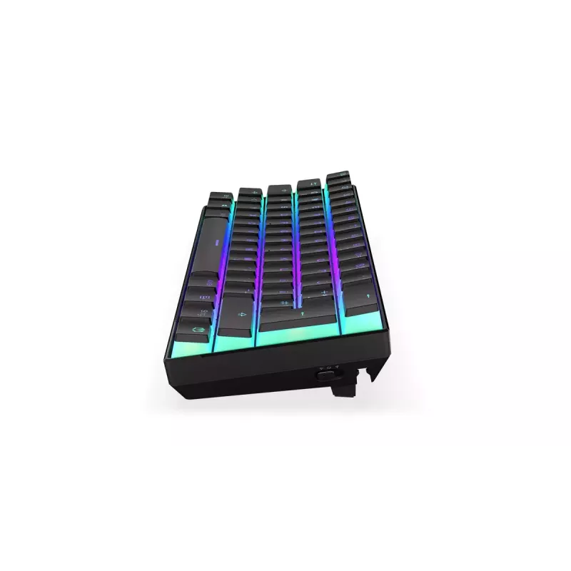 Žaidimų klaviatūra ENDORFY Thock Compact RF Wireless USB QWERTZ 61 klavišų RGB LED