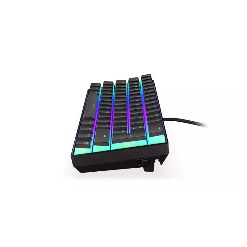 Žaidimų klaviatūra ENDORFY Thock Compact RF Wireless USB QWERTZ 61 klavišų RGB LED