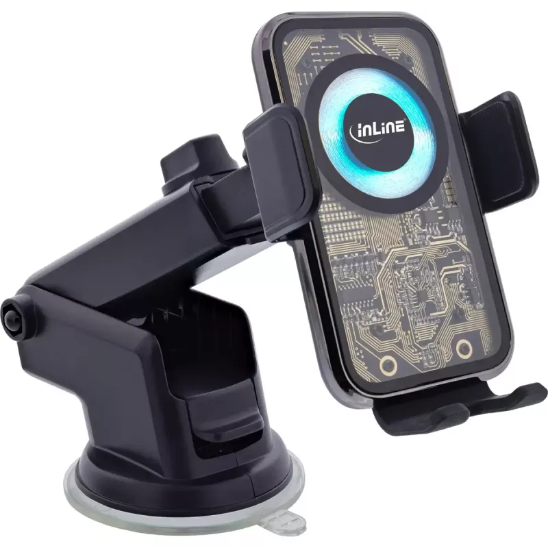 InLine 23156Q laikiklis Pasyvus laikiklis Mobilus telefonas / Išmanusis telefonas Juoda, Įvairiaspalvis
