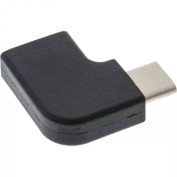 InLine USB 3.2 Gen.2 adapteris, USB-C kištukas / USB-C lizdas, kampuotas