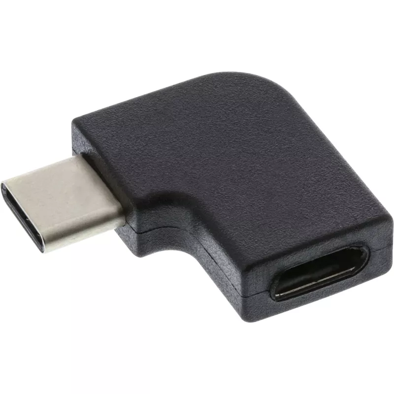 InLine USB 3.2 Gen.2 adapteris, USB-C kištukas / USB-C lizdas, kampuotas