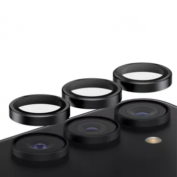 PanzerGlass Hoops Samsung Galaxy S24 Plus Juoda kameros objektyvo apsauga
