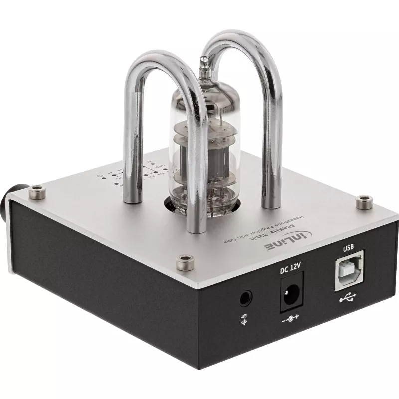InLine AmpUSB, Hi-Res AUDIO HiFi DSD USB garso DAC su vakuuminiu stiprintuvu